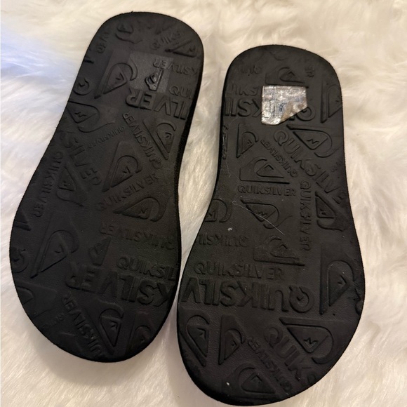 Quiksilver Carver Suede Boys Flip Flops - Picture 4 of 4
